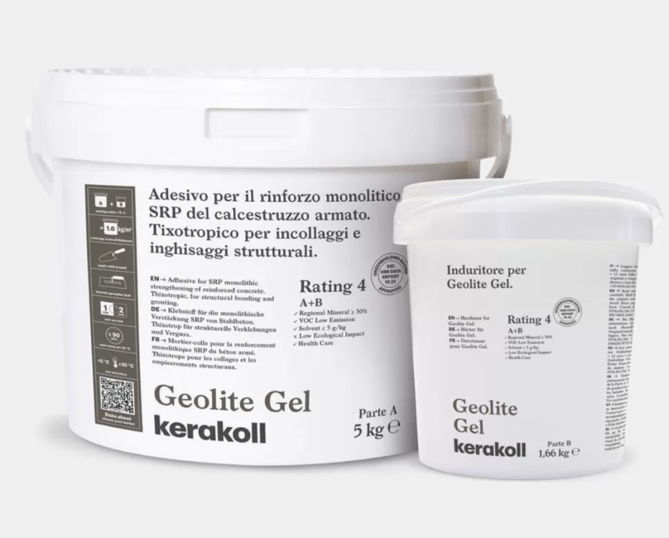 Купить Kerakoll Geolite Gel Эпоксидный химический анкер гель А + В 6.6 кг.