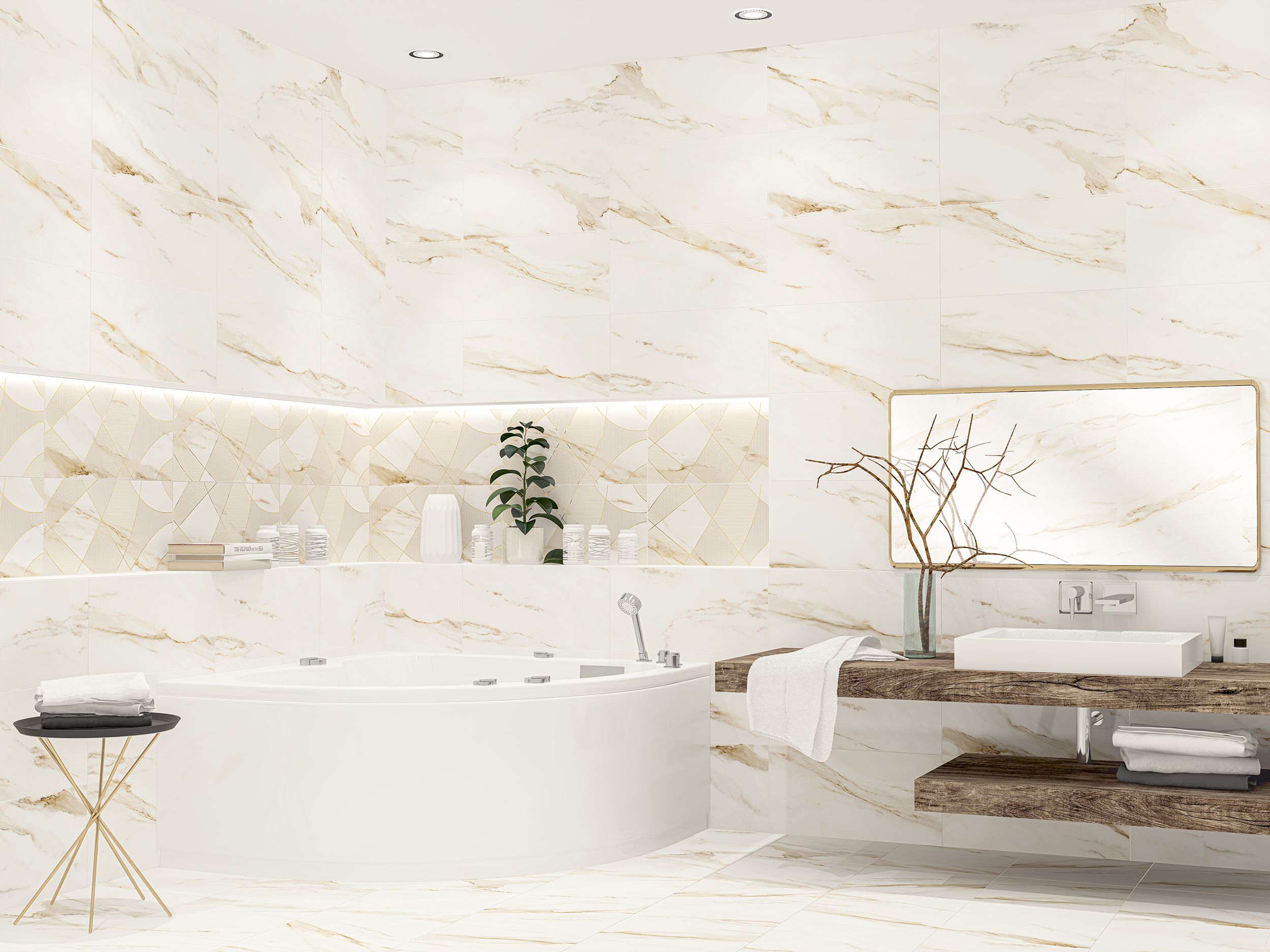 Купить Керамогранит 847913101 Calacatta Royal (Калакатта Роял)  60х60, Azori