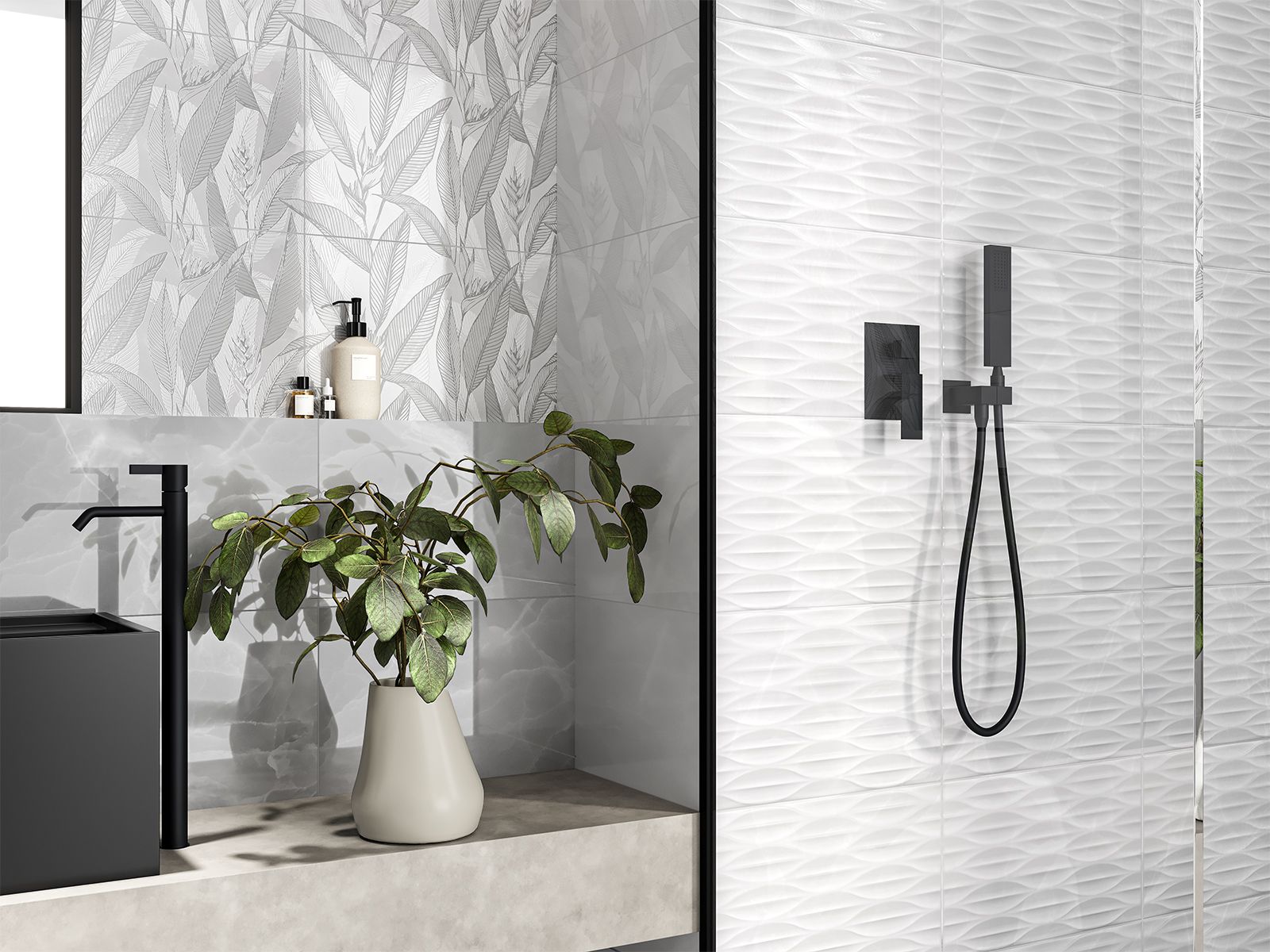 Купить 10100001550 Эдем бел низ 02 плитка для стен 25х40, Gracia Ceramica