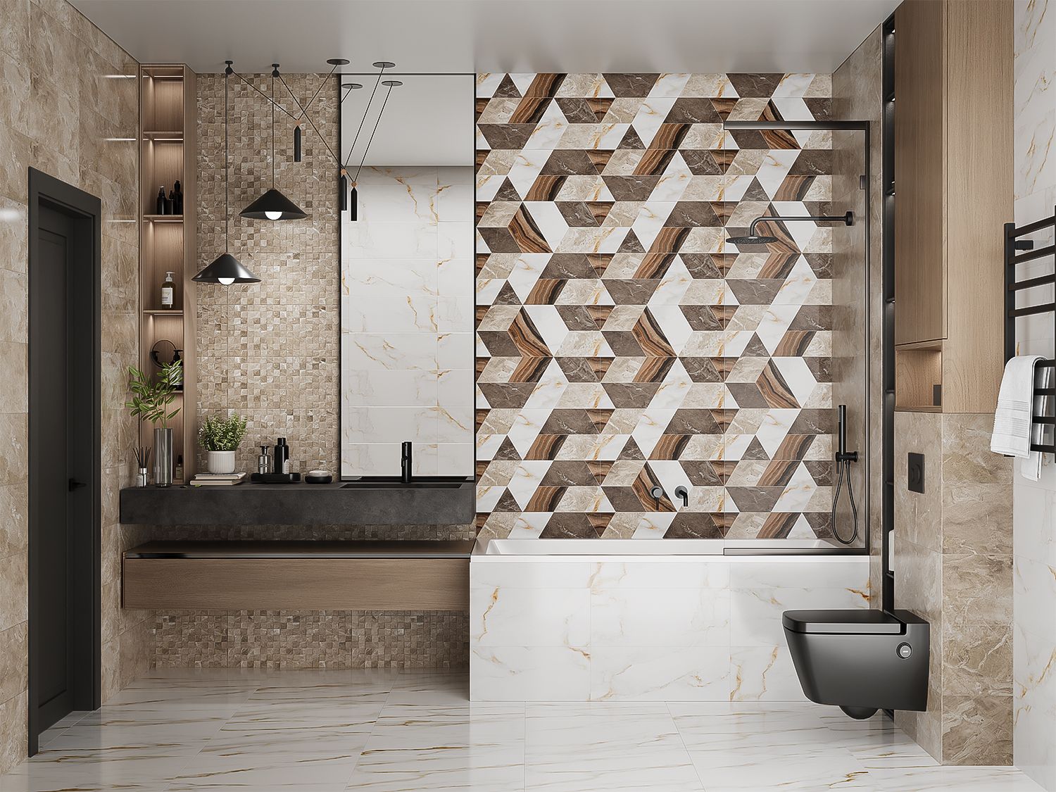 Купить 10100001521 Joy (Джой) white wall 01 плитка для стен 25х60, Gracia Ceramica