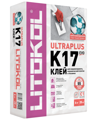 Клей для плитки LITOKOL K17 25кг