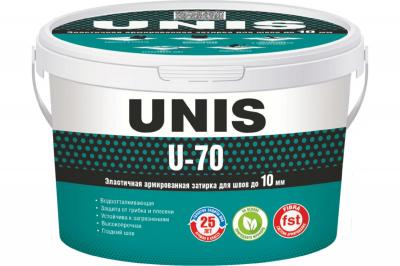 Затирка UNIS U-70 Черный С15 2 кг цементно-полимерная