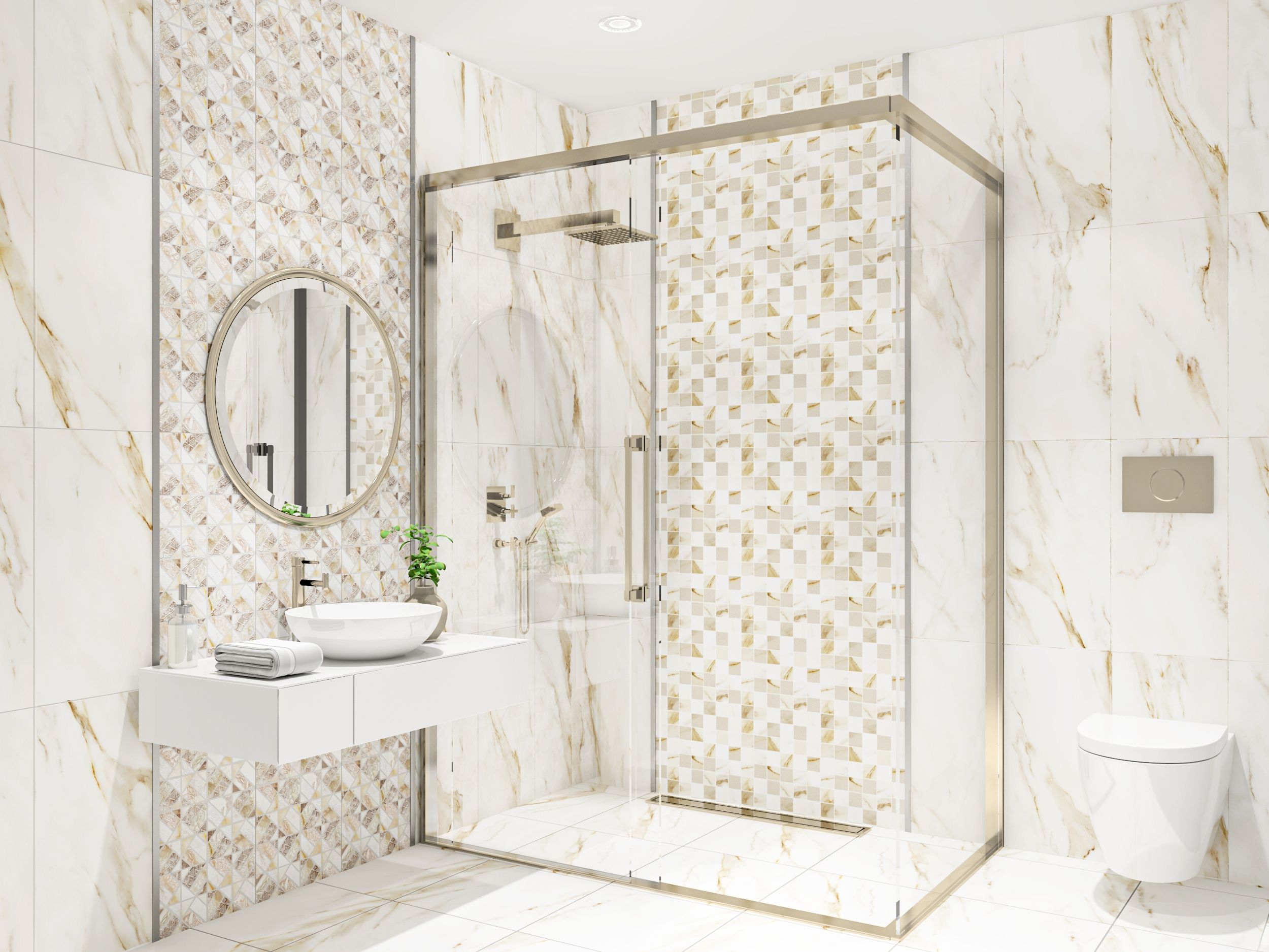 Купить Керамогранит 847913101 Calacatta Royal (Калакатта Роял)  60х60, Azori