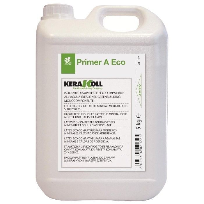 Купить Kerakoll Primer A Eco Грунтовка на водной основе, концентрат 5 кг.