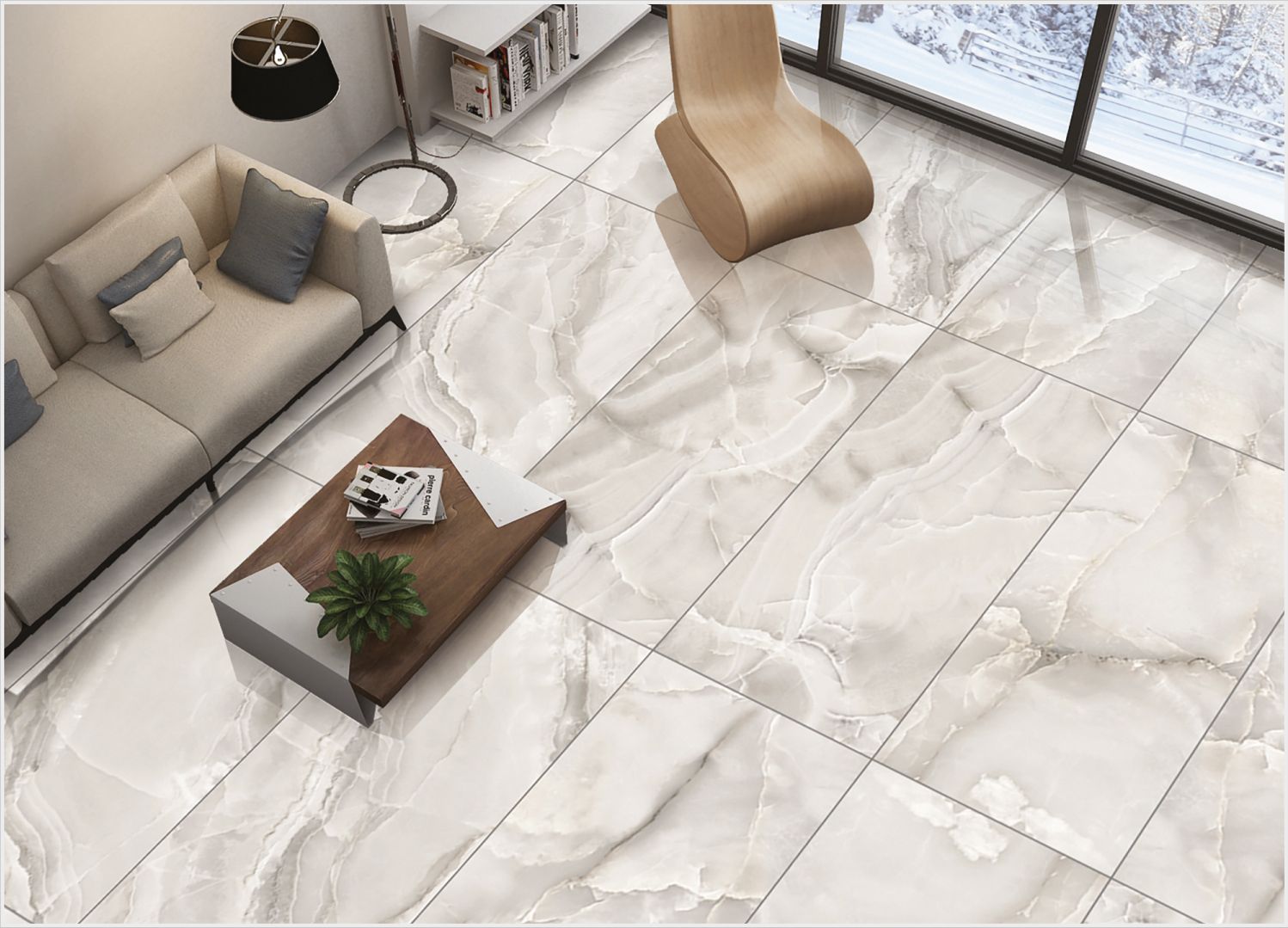 Купить Керамогранит Maimoon Ceramica  Glossy Onyx Volo Natural 120х60