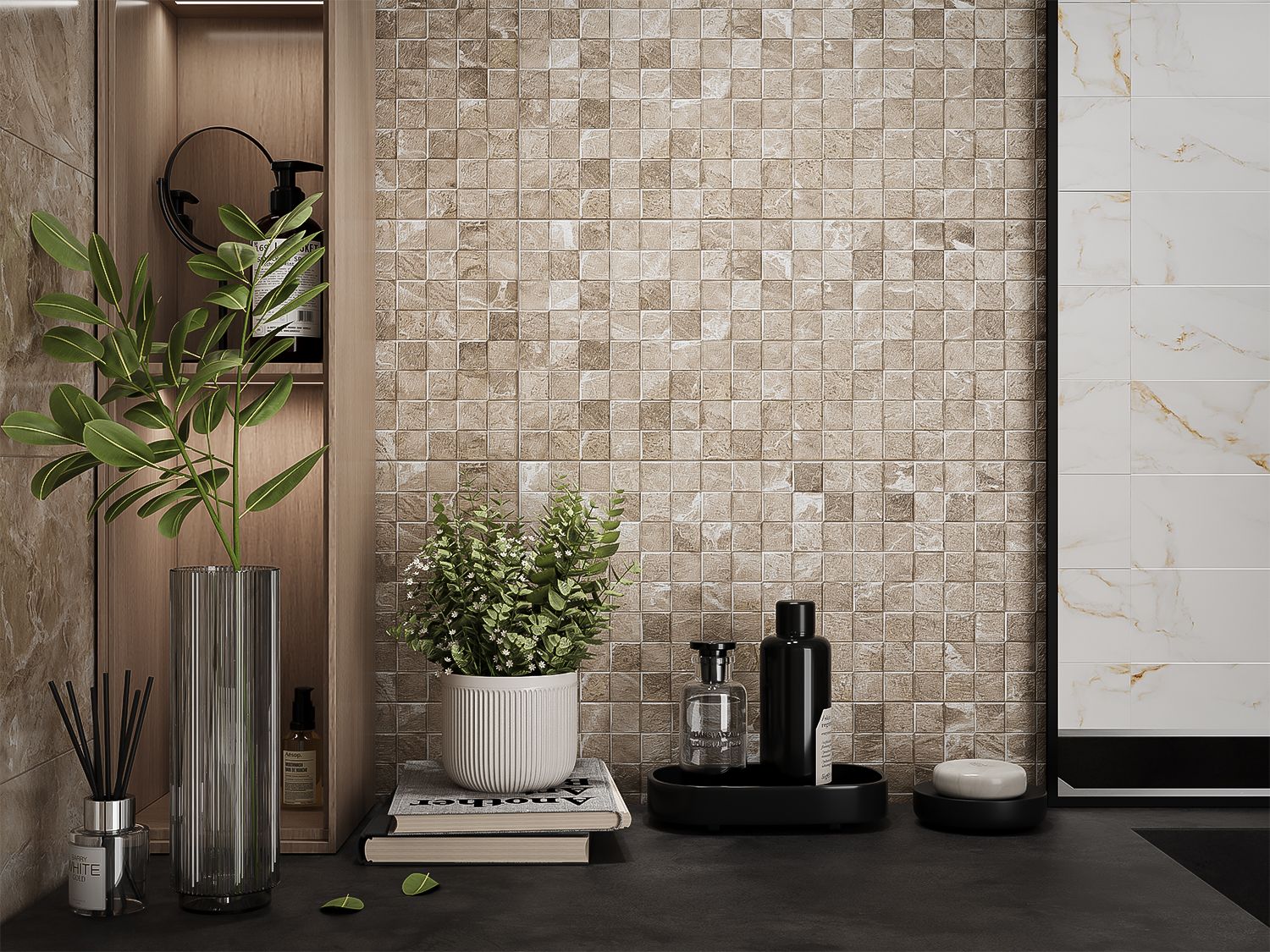 Купить 10100001521 Joy (Джой) white wall 01 плитка для стен 25х60, Gracia Ceramica