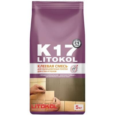 Клей для плитки LITOKOL K17 5кг