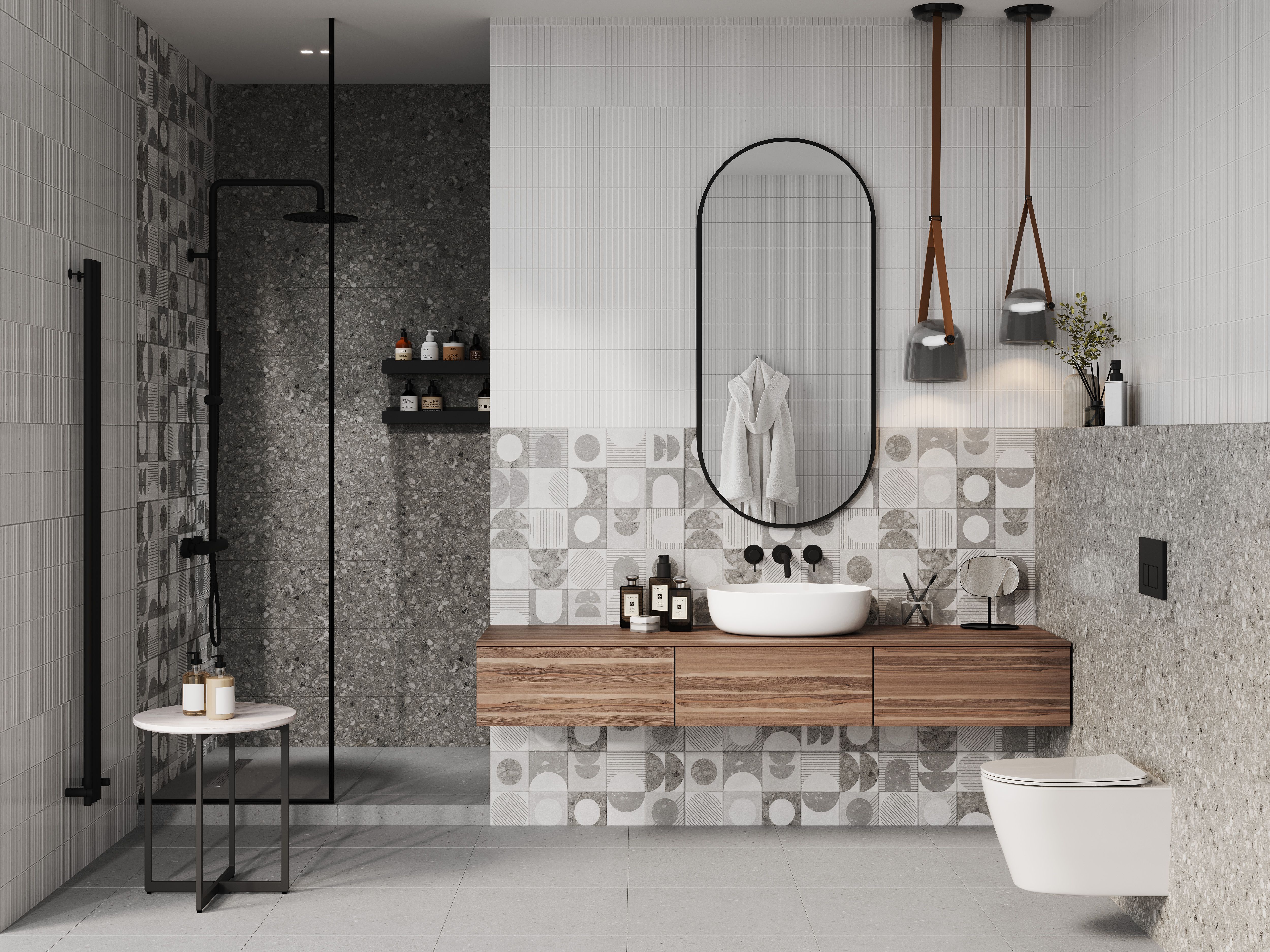 Купить 10100001541 Lane (Лейн) grey wall 03 плитка для стен 25х60, Gracia Ceramica