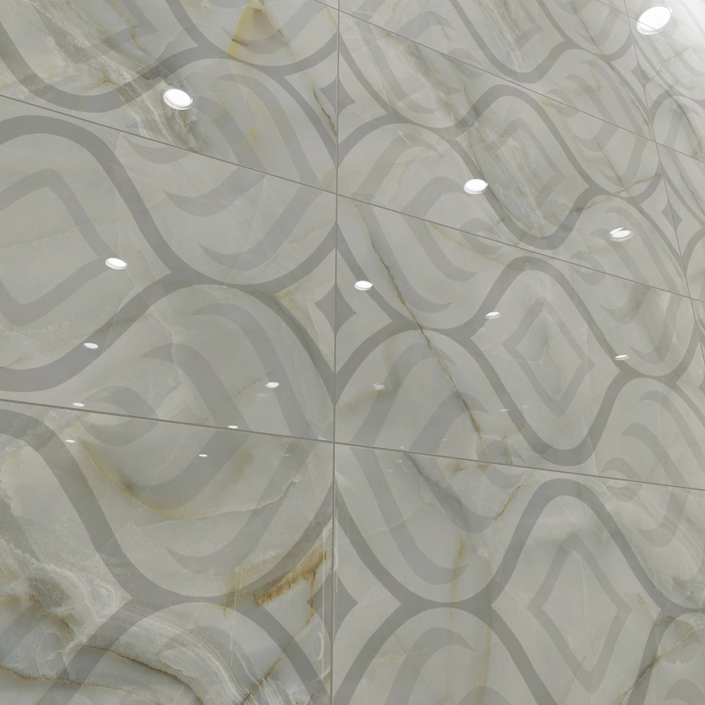 Купить Декор керамический настенный Тянь-Шань Меоланс Светло-серый 30x60 см (TP3665H)