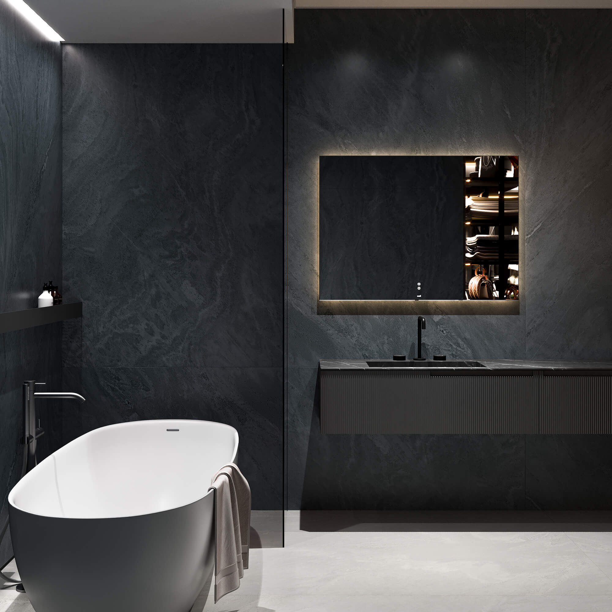 Купить Керамогранит ARTCER 1XL Georgia Black MATE 120x180