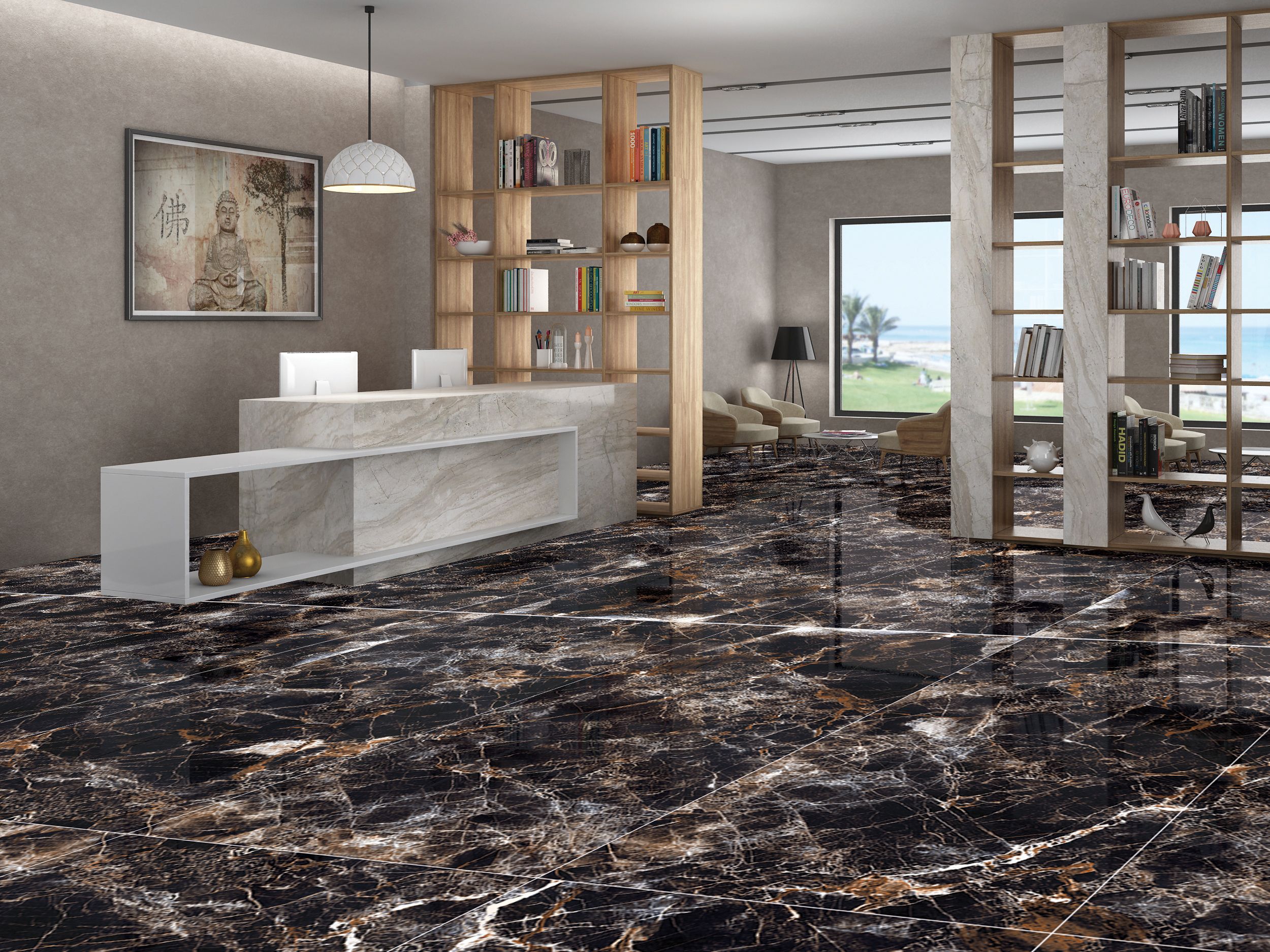 Купить Керамогранит Maimoon Ceramica  HG Glossy Eternal black 120х60