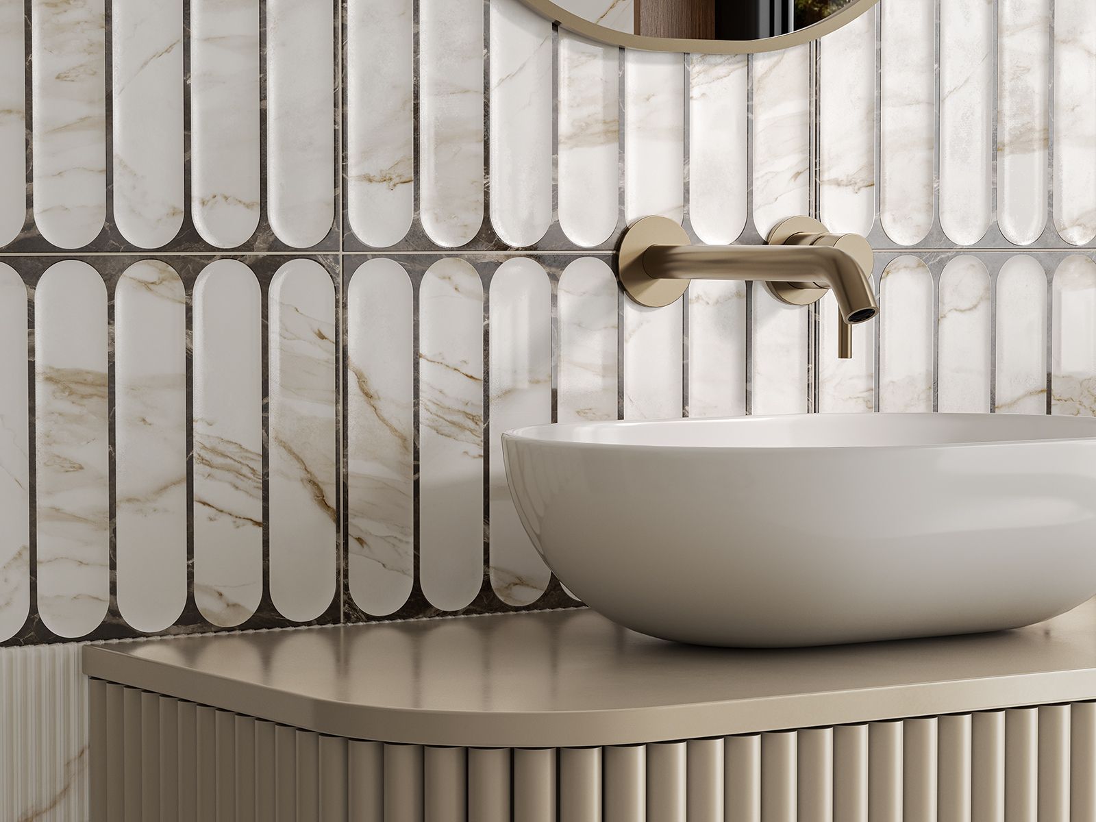 Купить 10100001555 Капелла бел низ 02 плитка для стен 25х40, Gracia Ceramica