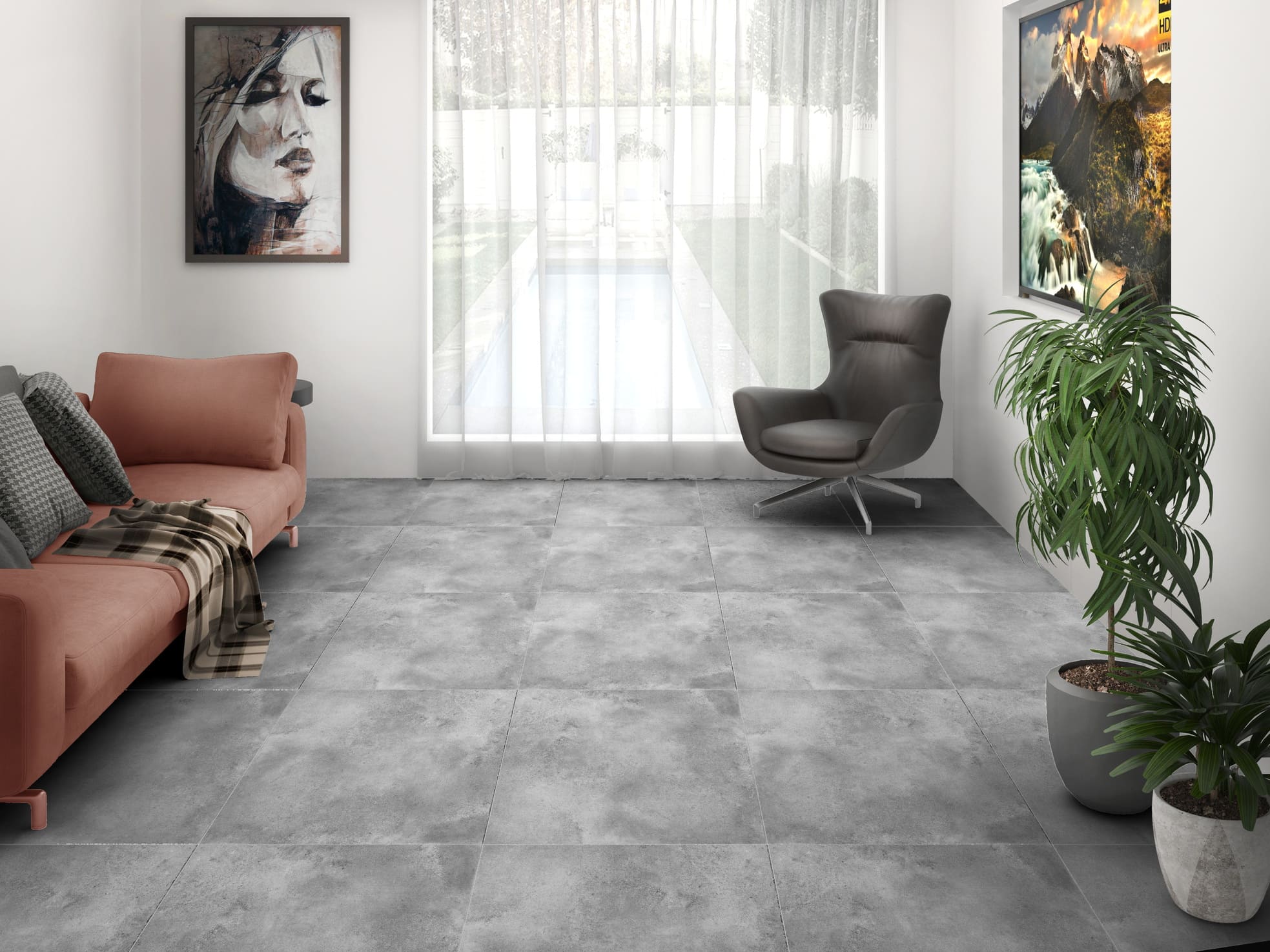 Купить Керамогранит A-Ceramica Valentino Dark Matt 600х600 мм