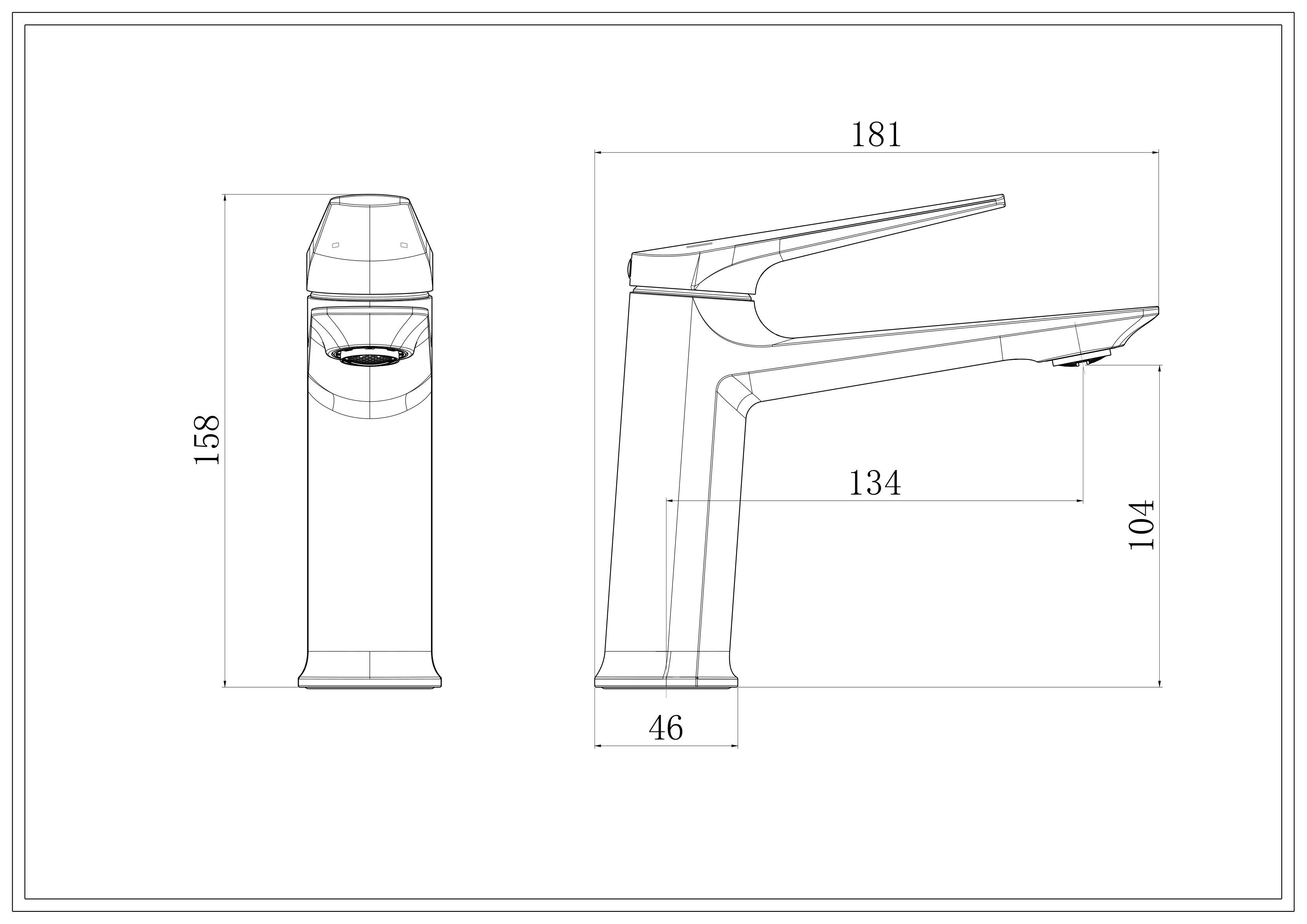 Купить Смеситель для раковины ROYCE Pro, низкий, хром RCM-120501CR