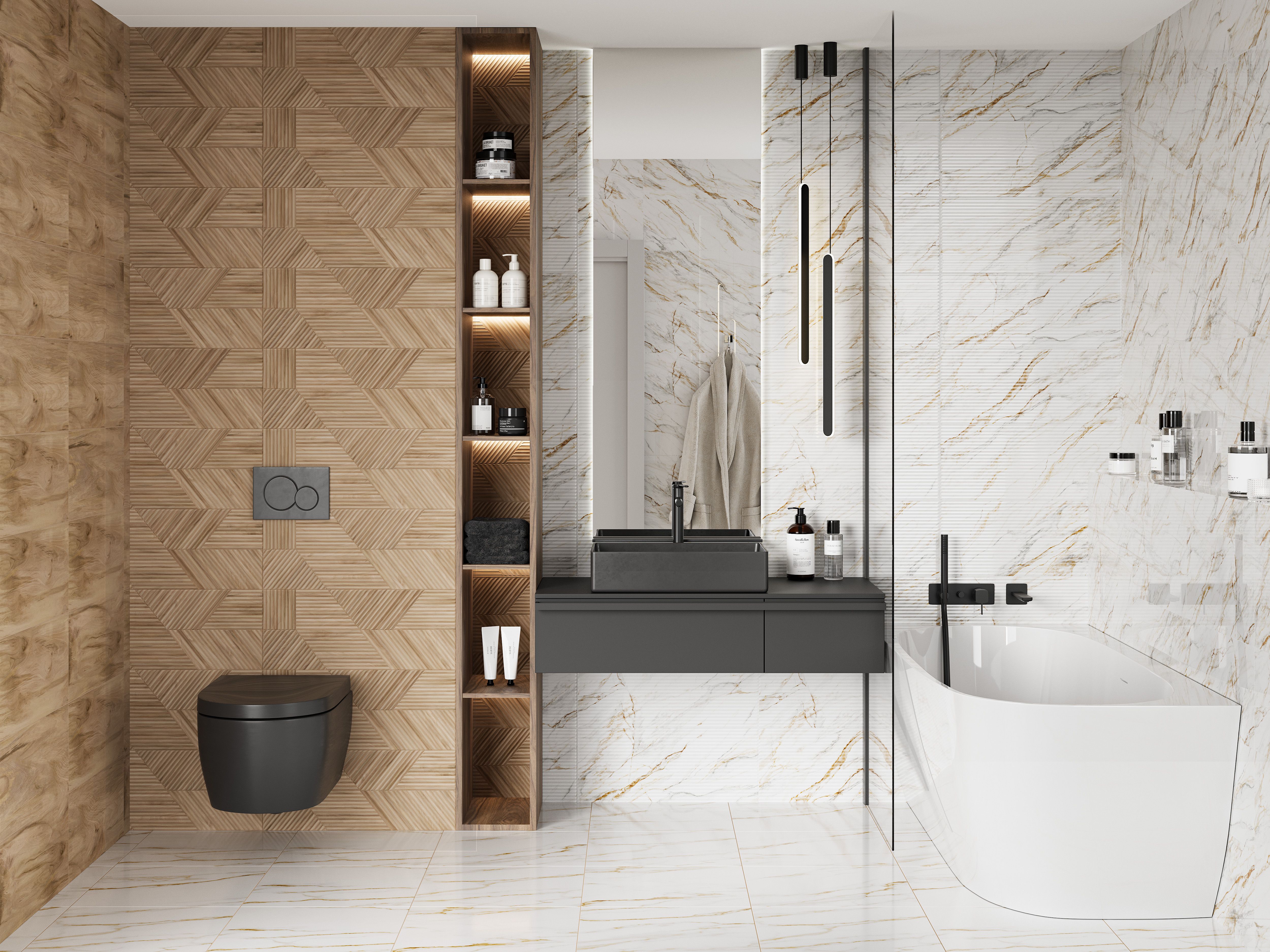 Купить 10100001534 Ideal white wall 02 плитка для стен 25х60, Gracia Ceramica