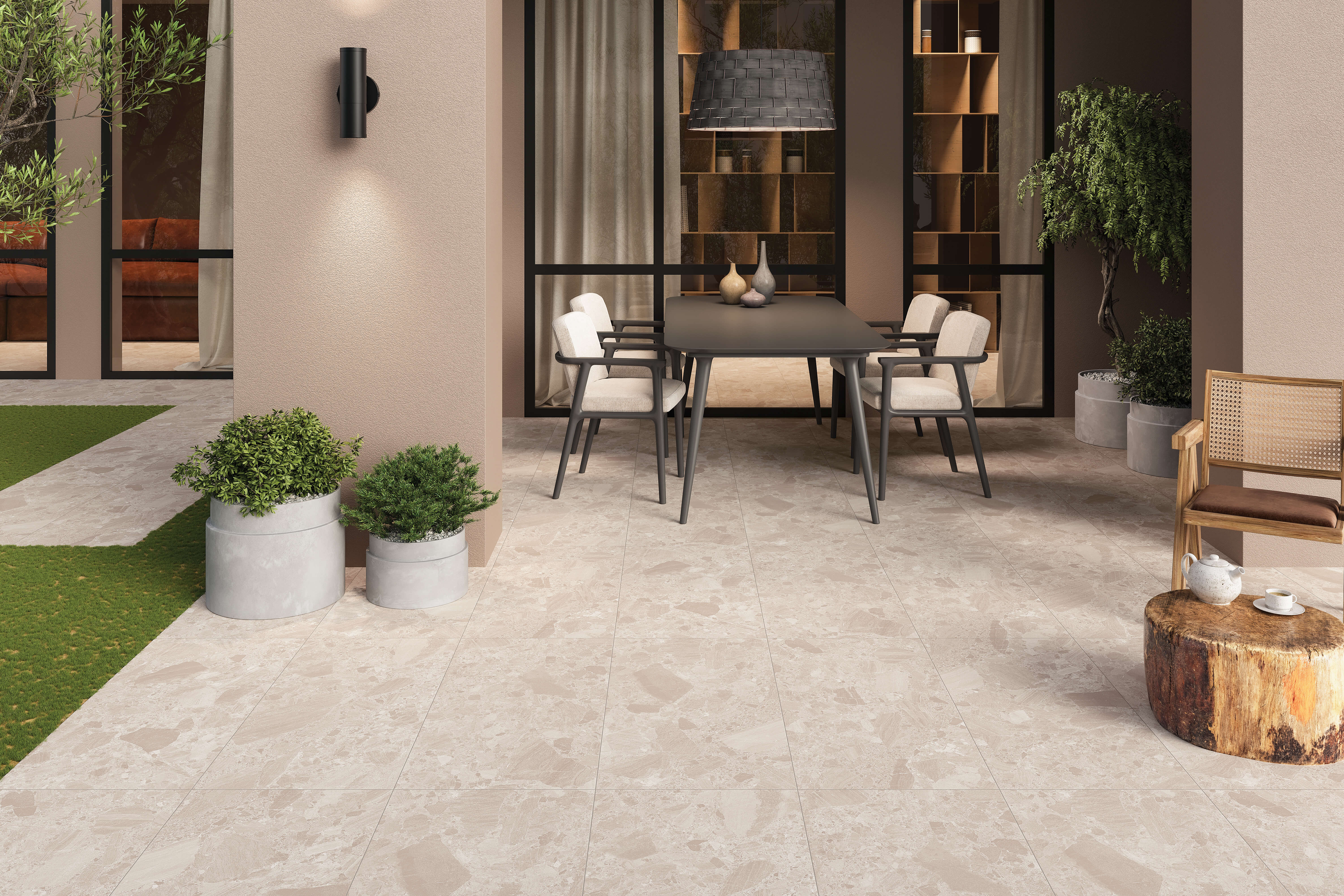 Купить Керамогранит ARTCER Stone Teraco Beige GRIP 60x120