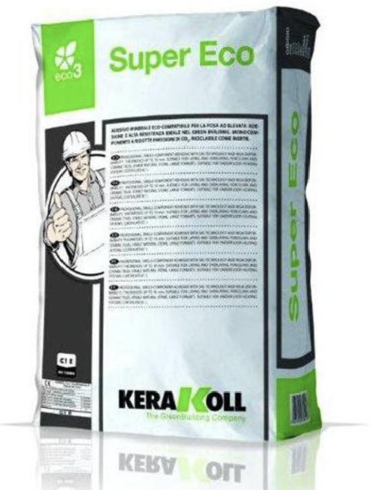 Купить Kerakoll SUPER ECO GREY Клей для плитки серый 25 кг.