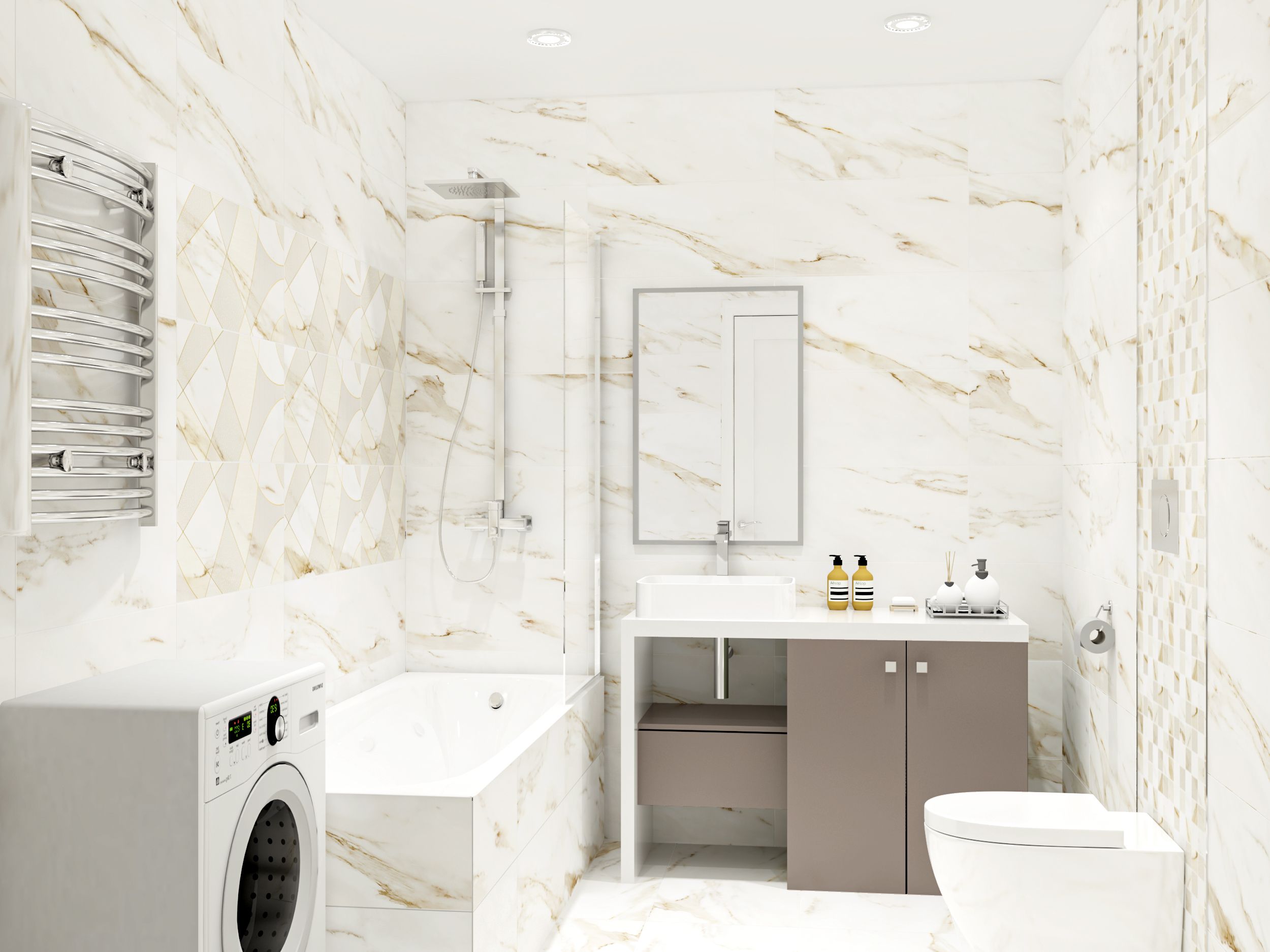 Купить Керамогранит 847913101 Calacatta Royal (Калакатта Роял)  60х60, Azori