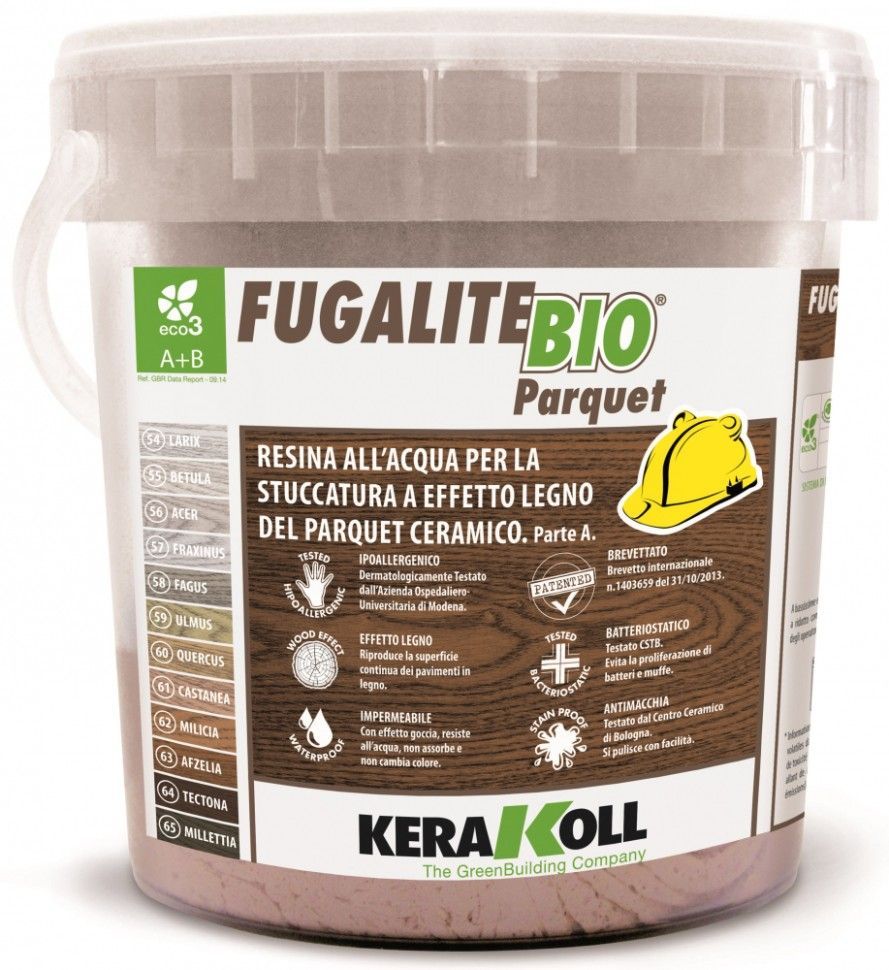 Купить Kerakoll FUGALITE BIO PARQUET Затирочная смесь высокоэластичная с матовым эффектом как у древесины.