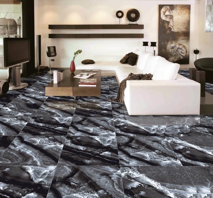 Купить Керамогранит Black Modulo 60х60см high glossy  (GR108)