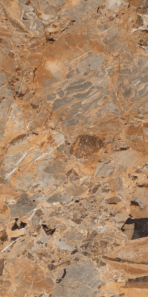 Купить Керамогранит Maimoon Ceramica  HG Glossy Breccia Fantastico Brown HGGF00007 160x80