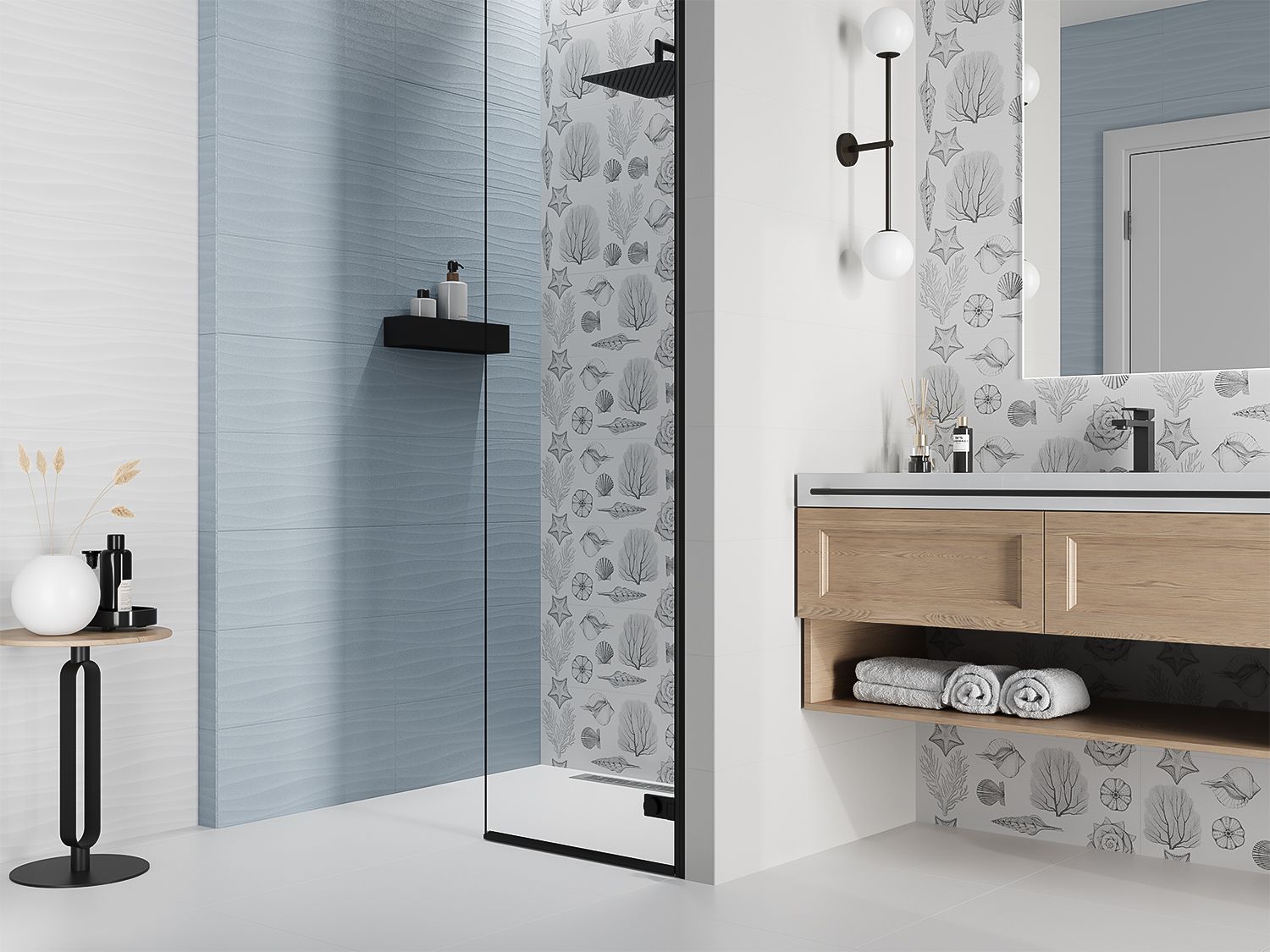 Купить 10100001536 Aqua (Аква) white wall 01 плитка для стен 25х60, Gracia Ceramica