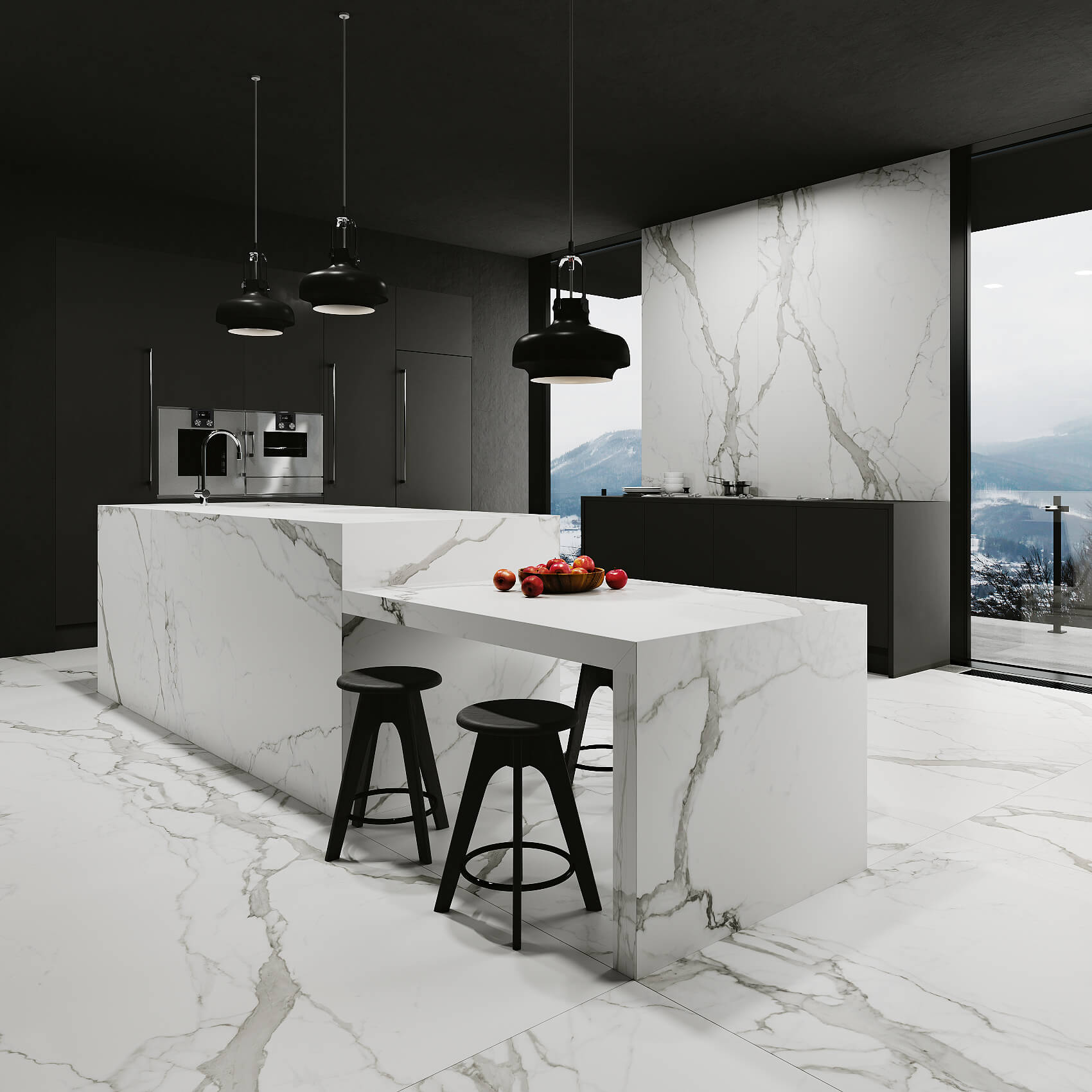Купить Керамогранит ARTCER 1XL Statuario Natural POLI 120x180