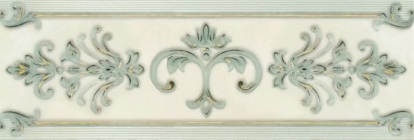 Купить 10200000091 Visconti turquoise border 02 глянцевый бордюр 8,5х25, Gracia Ceramica