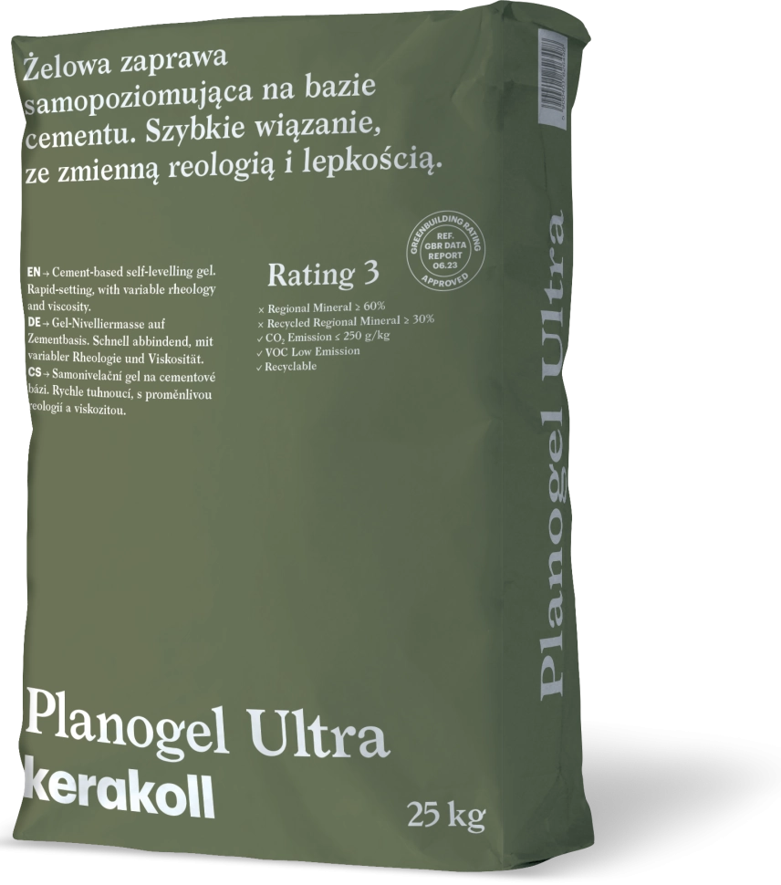 Купить Kerakoll PlanoGel Ultra Быстросохнущая цементная самонивелирующая смесь 1-30 мм, 25 кг.