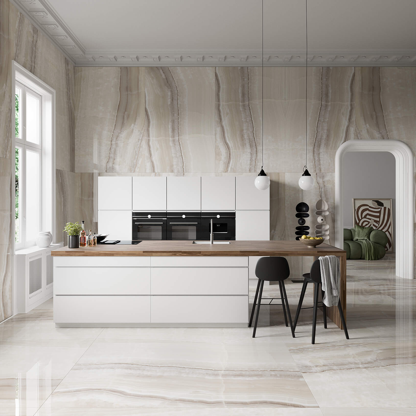 Купить Керамогранит ARTCER 1XL Oro Onyx POLI 120x180