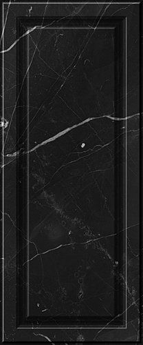 Купить 10100001219 Noir black wall 02 глянцевая плитка для стен 25х60, Gracia Ceramica