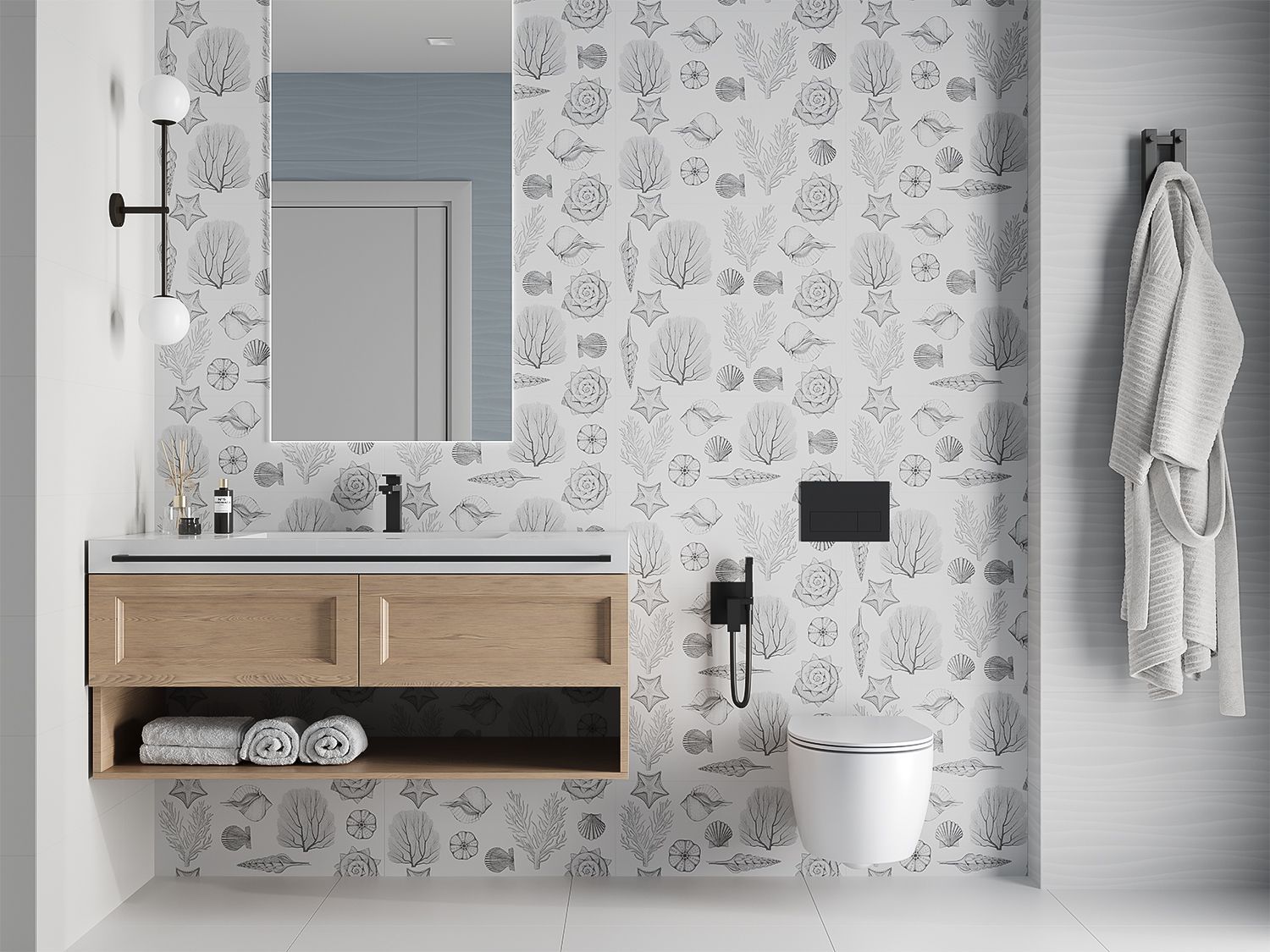 Купить 10100001536 Aqua (Аква) white wall 01 плитка для стен 25х60, Gracia Ceramica
