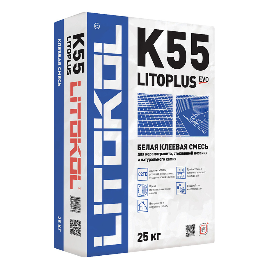 Купить Клей LITOKOL Litoplus K55 25кг