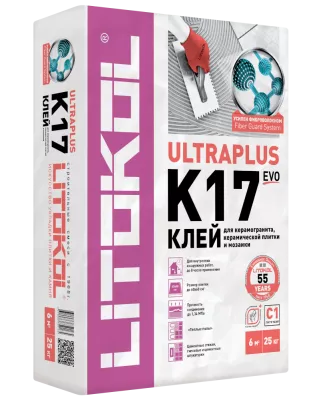 Клей для плитки LITOKOL K17 25кг