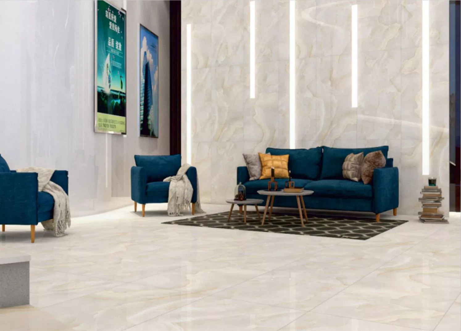 Купить Керамогранит MAIMOON Cristallo Onyx Beige 1200x600 Glossy