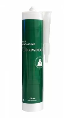 Клей ULTRAWOOD монтажный, прозрачный, 310 мл