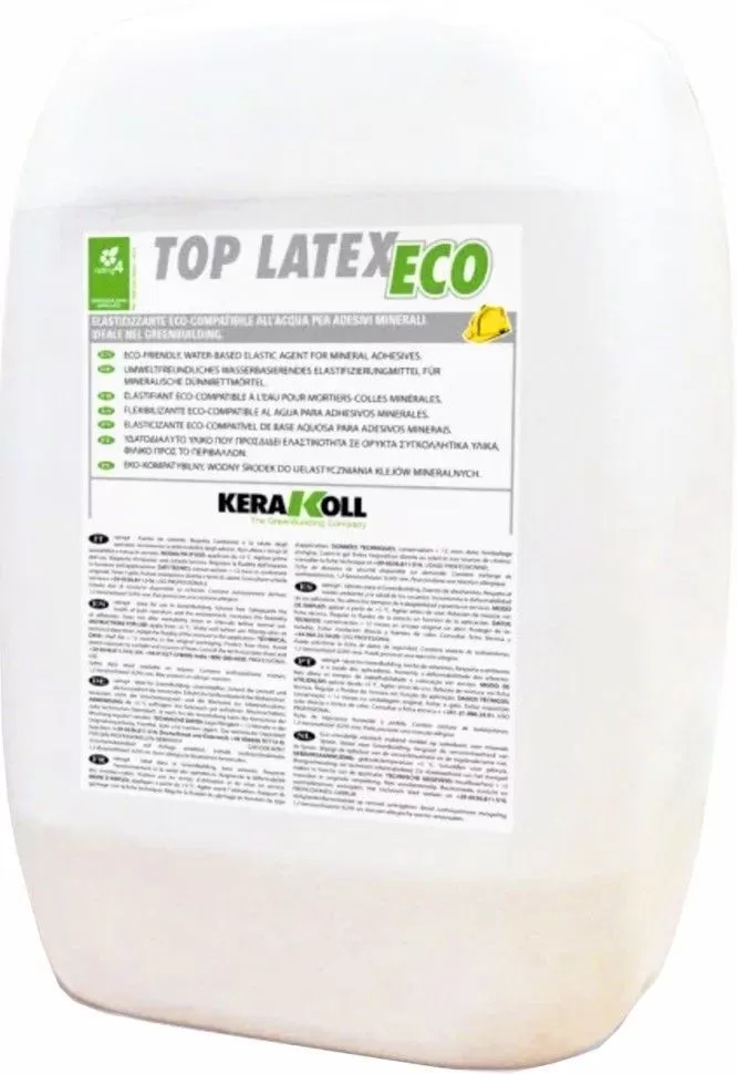 Купить Kerakoll TOP LATEX ECO Добавка латексная для цементных клеев, 8 кг.