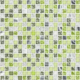 Плитка керамическая  AZORI Элара 300x300 verde MGR1502 мозаика