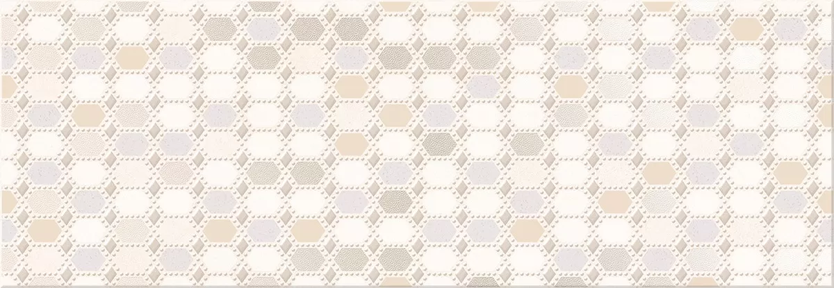 Купить Плитка керамическая ELETTO Malwiya 700х242 декор Milk Geometria ректификат