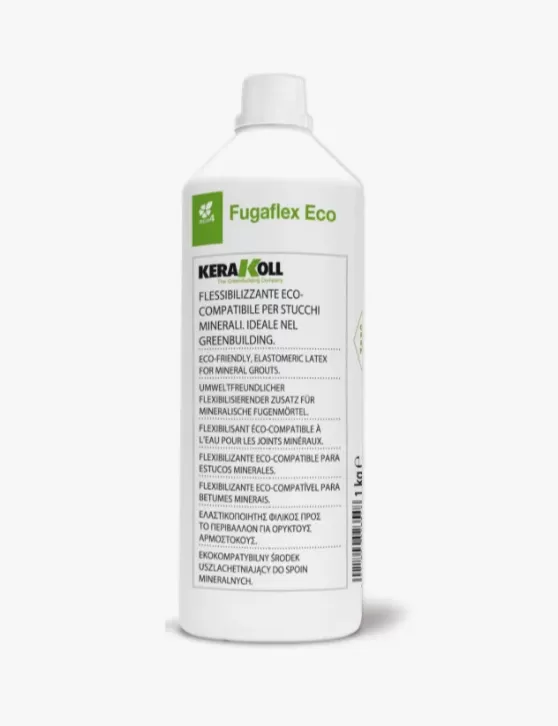 Купить Kerakoll FugaFlex Eco Добавка латексная для цементных затирок, 1 кг.