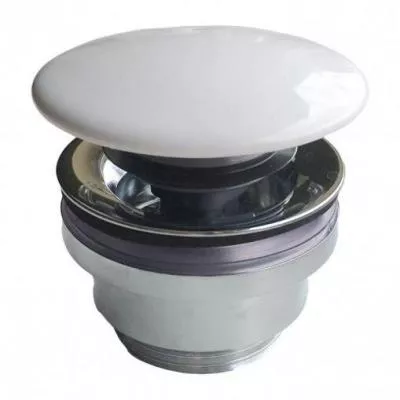 Донный клапан с керамической крышкой DR.1/WHT