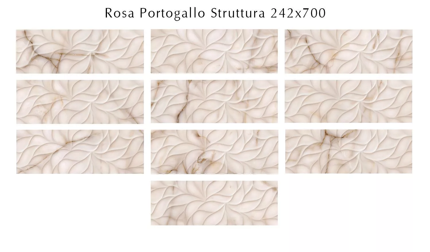 Купить Плитка 508391101 Rosa Portogallo (Ро́за Портогáлло) Struttura  для стен 24,2х70, Eletto (Azori)