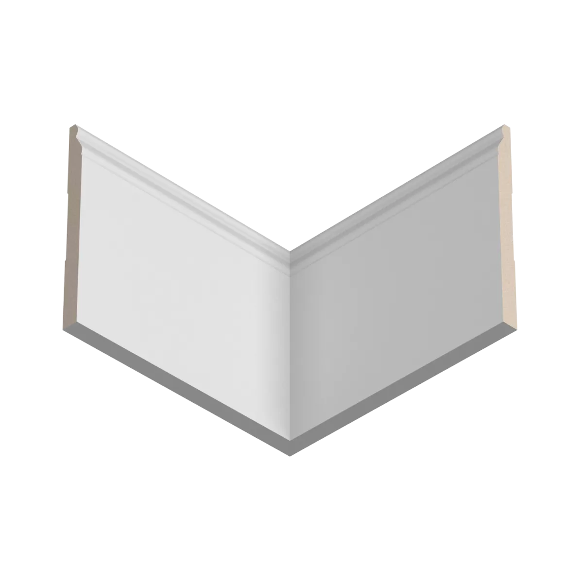 Купить Плинтус Ultrawood арт. Base 0007 W (2440 x 183 x 14 мм.)