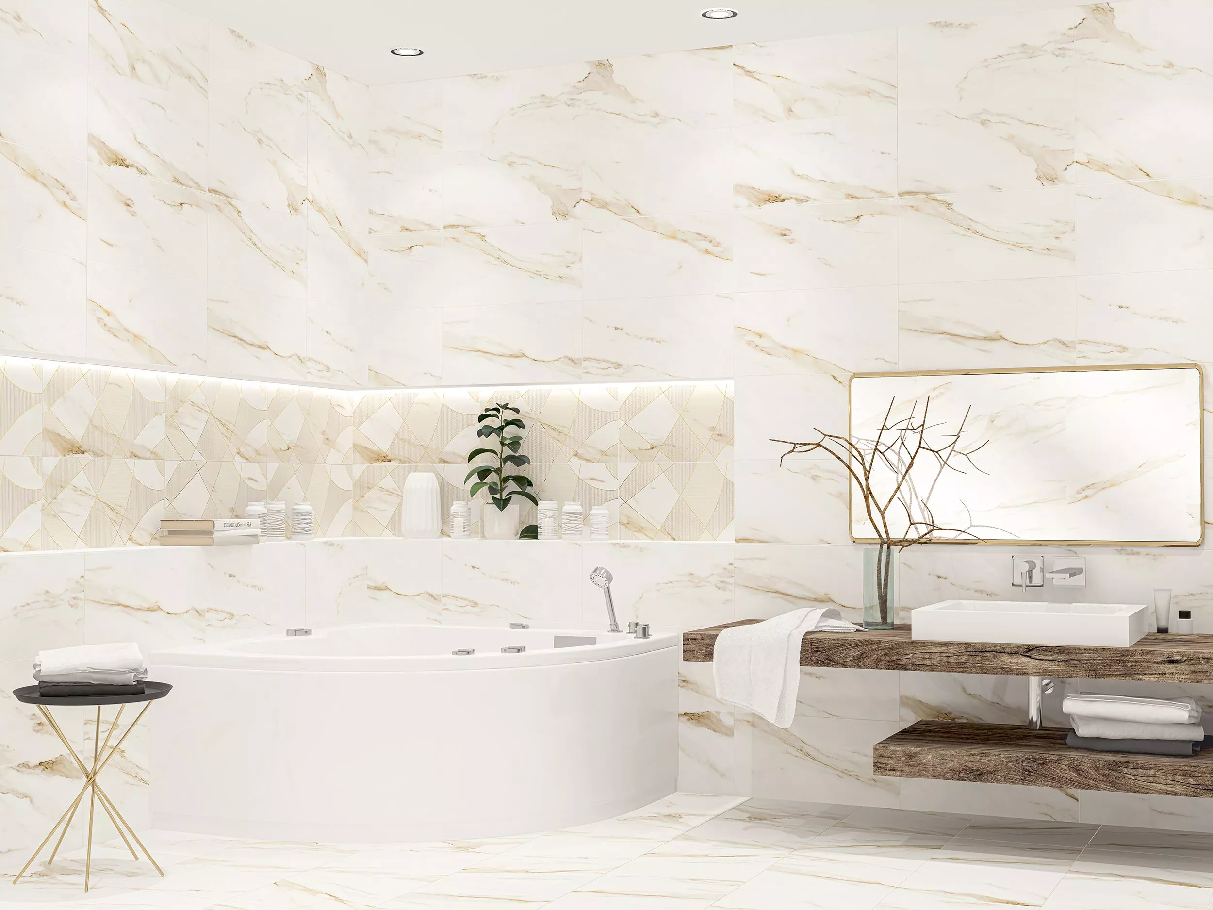 Купить Керамогранит 847913101 Calacatta Royal (Калакатта Роял)  60х60, Azori