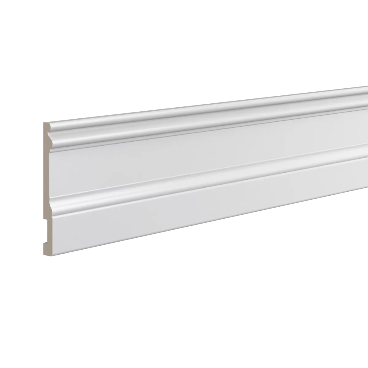 Купить Плинтус Ultrawood арт. Base 0002 W (2440 x 133 x 14 мм.)