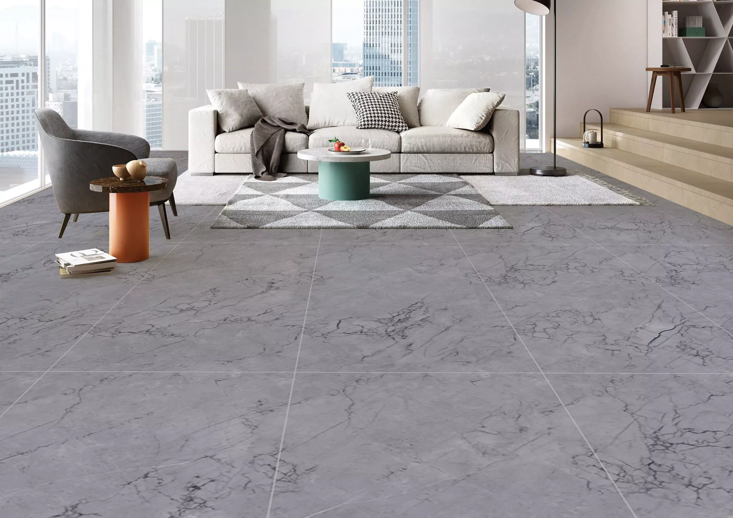 Купить Керамогранит Maimoon Ceramica  Carving Irina grey 120х60