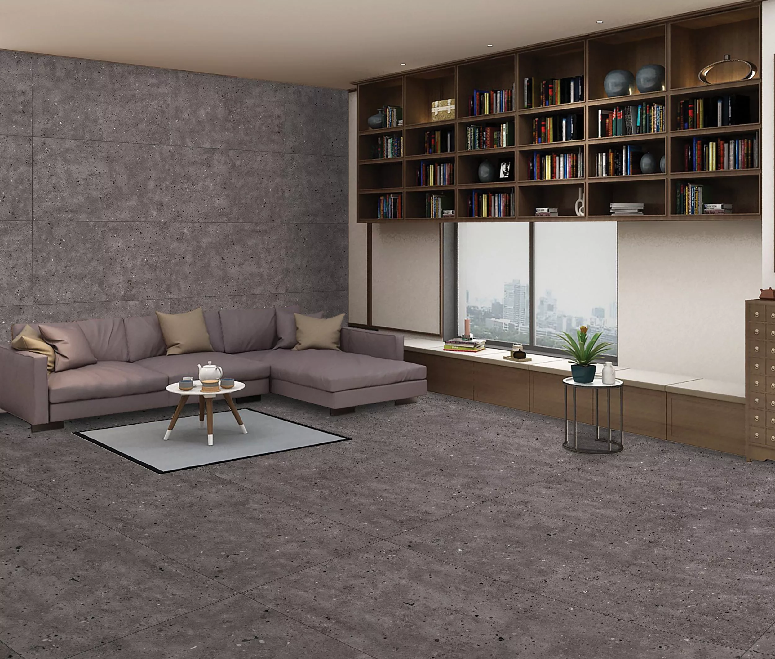 Купить Керамогранит Maimoon Ceramica  Carving Cronos titanium 120х60