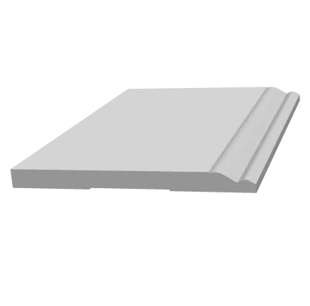 Купить Плинтус Ultrawood арт. Base 0007 W (2440 x 183 x 14 мм.)