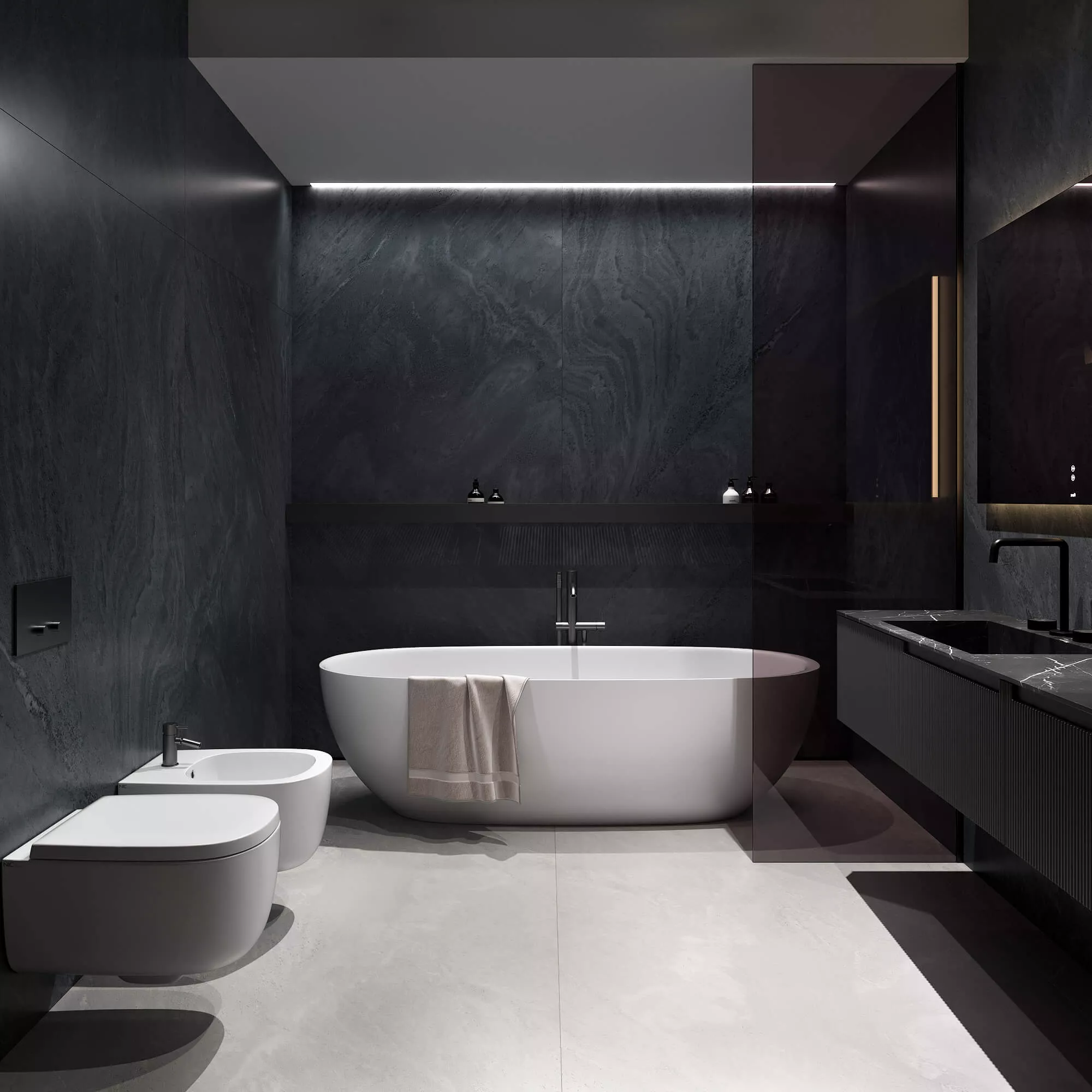 Купить Керамогранит ARTCER 1XL Georgia Black MATE 120x180