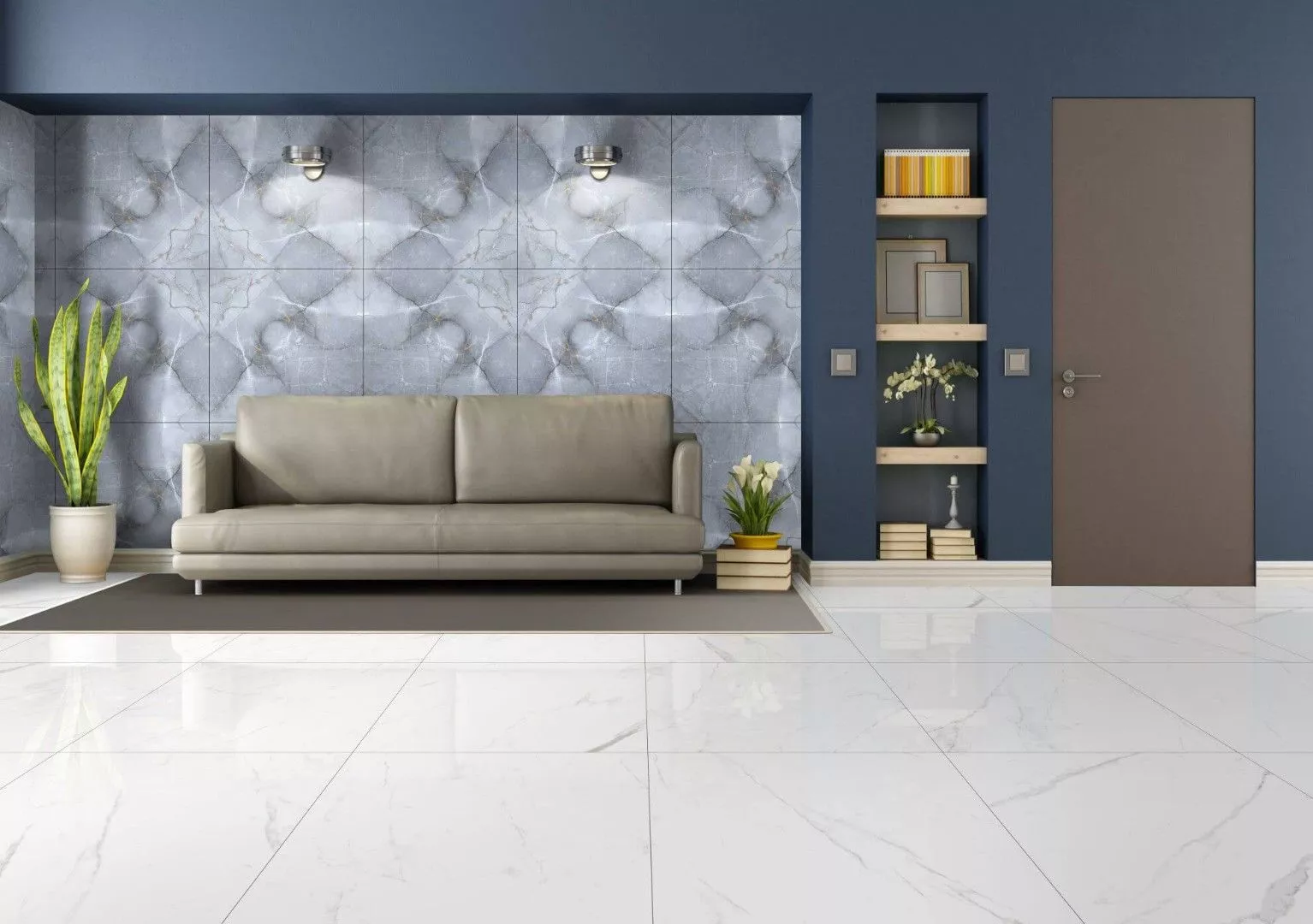 Купить Керамогранит NSceramic NSC8035 серый 800x800